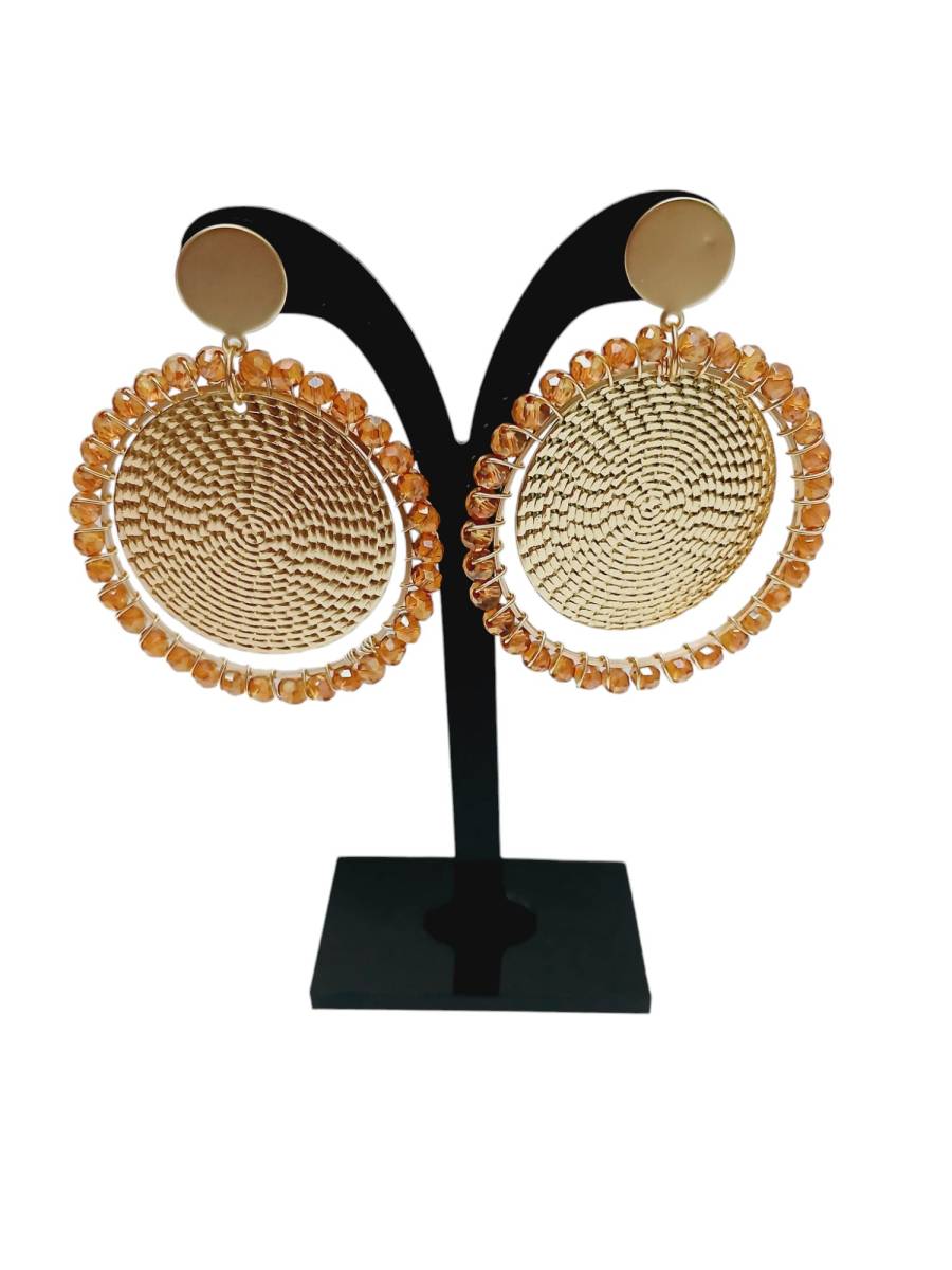 Aros Piedras Baño Oro