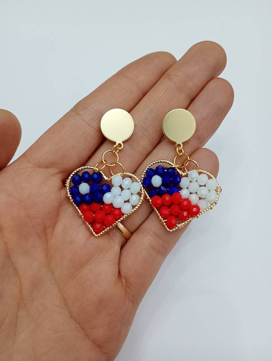 Aro Corazón Acero Baño Oro XL